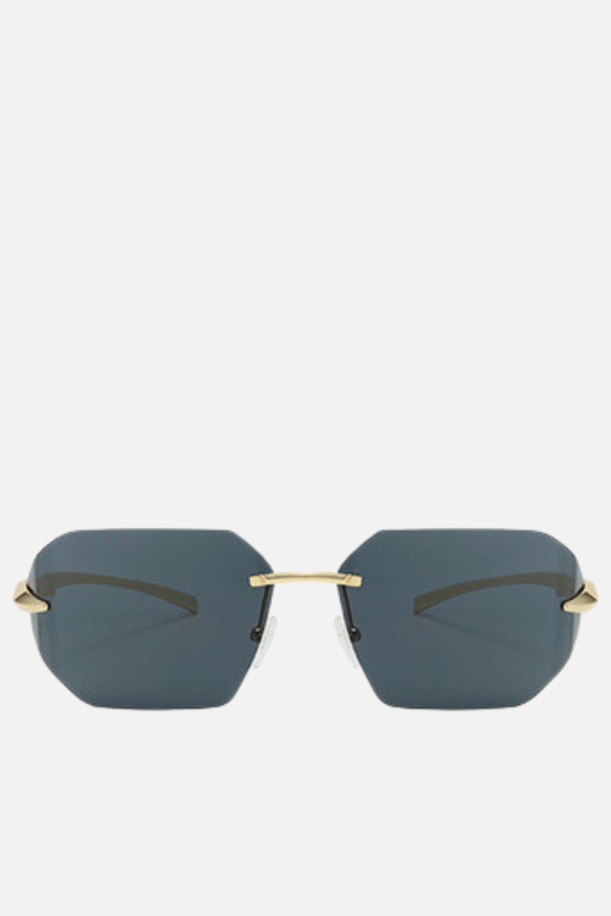 MALIBU Black Gold Oversized Sunglasses