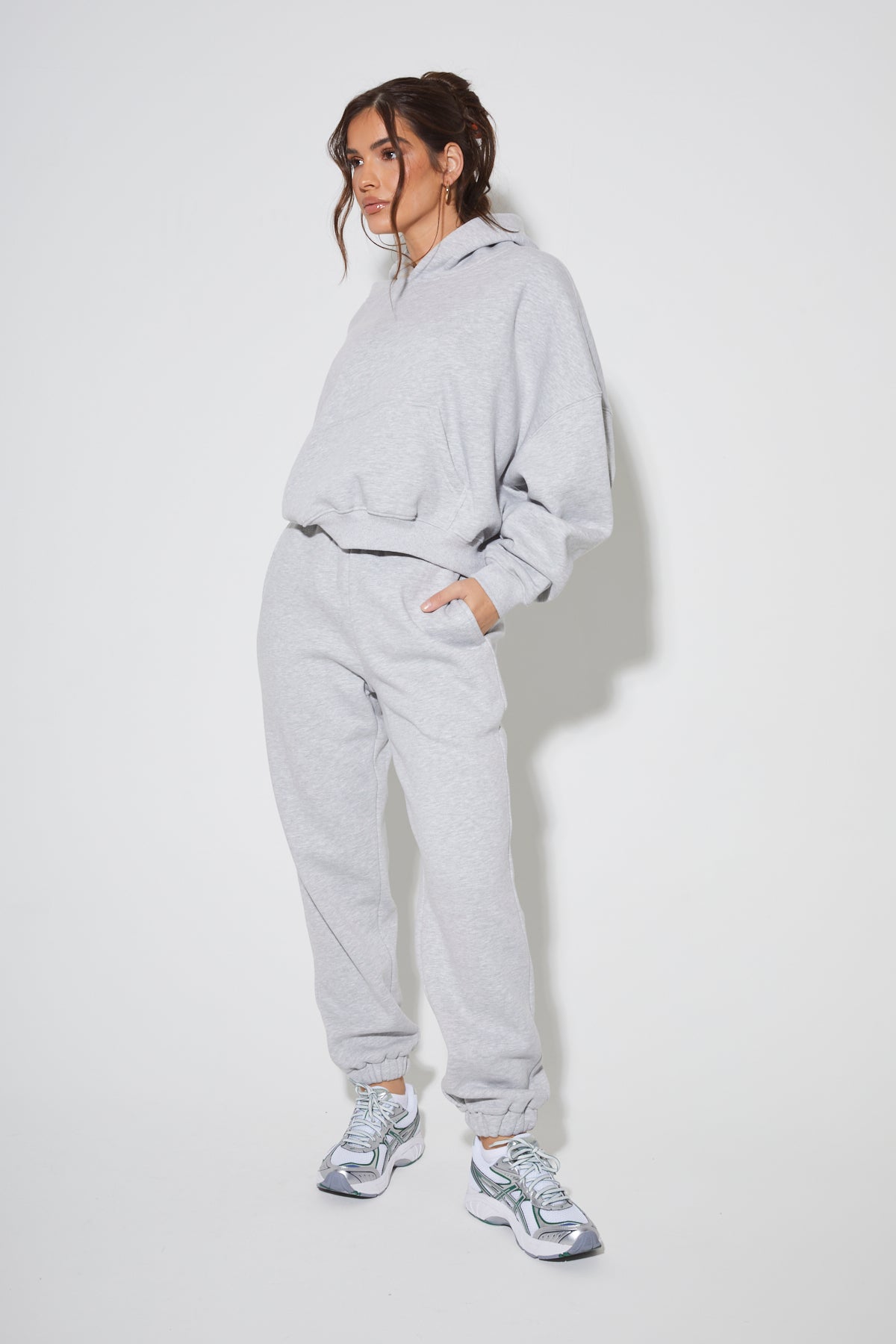 Oversized hot sale grey sweatpants