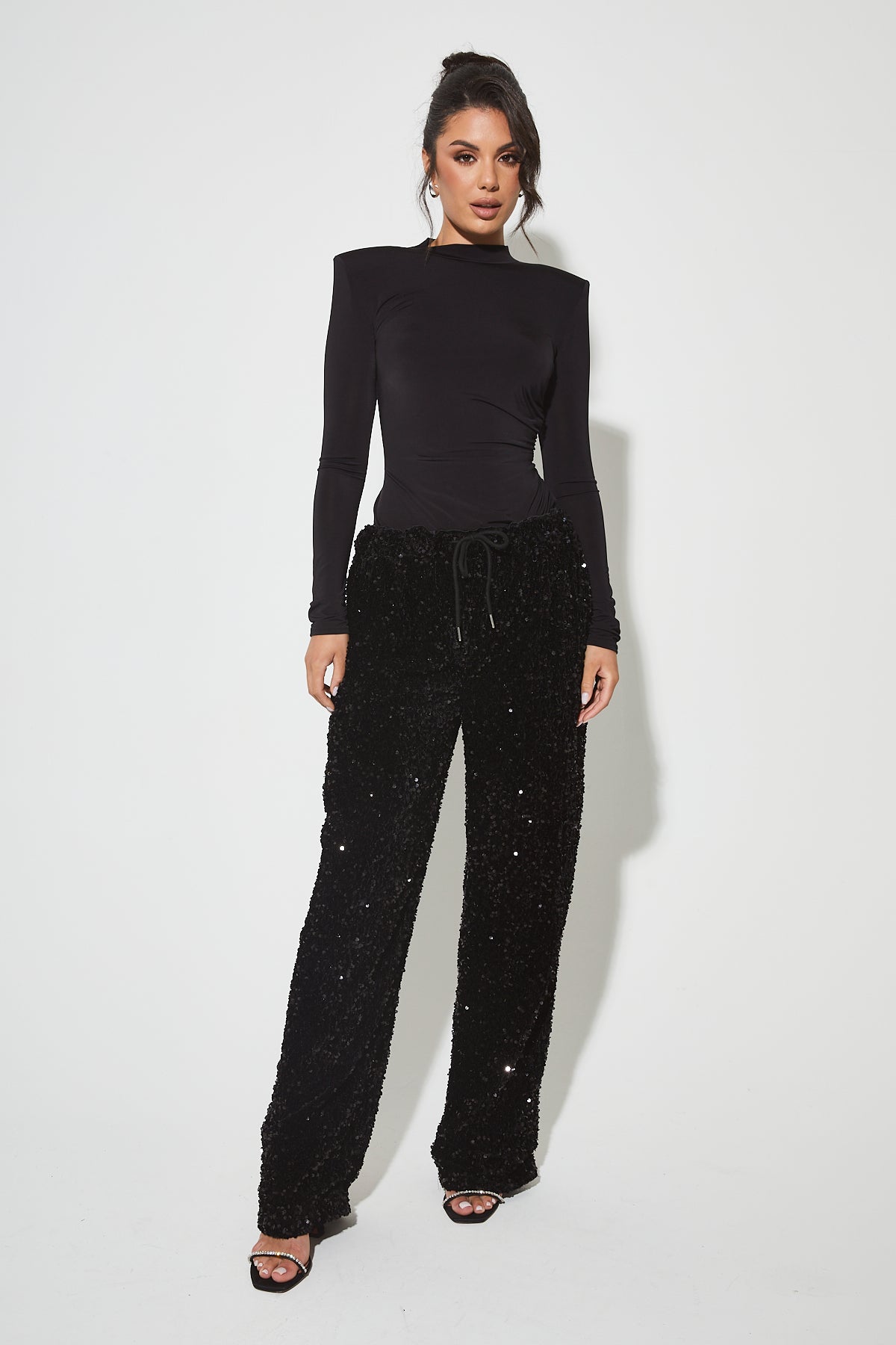 Sequin trouser discount