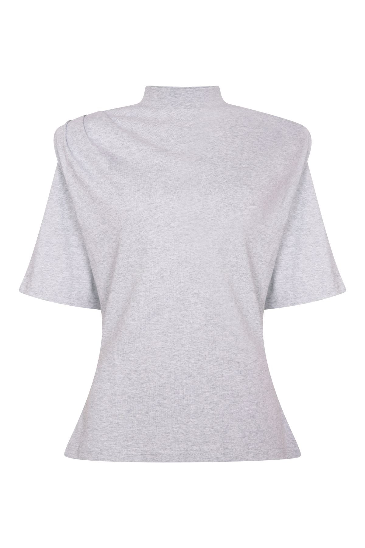 Grey shoulder outlet pad t shirt