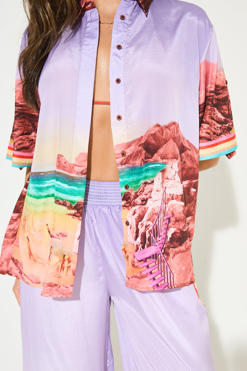 LILAC SUNRISE Printed Shirt