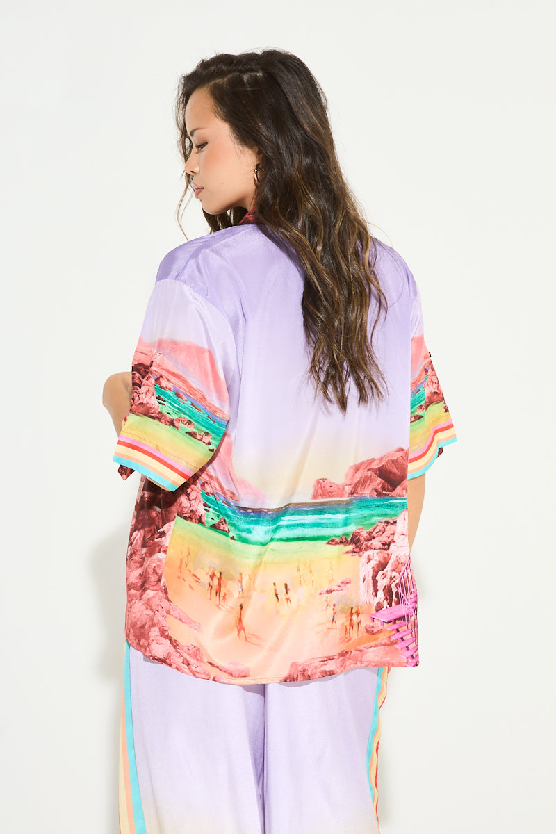 LILAC SUNRISE Printed Shirt