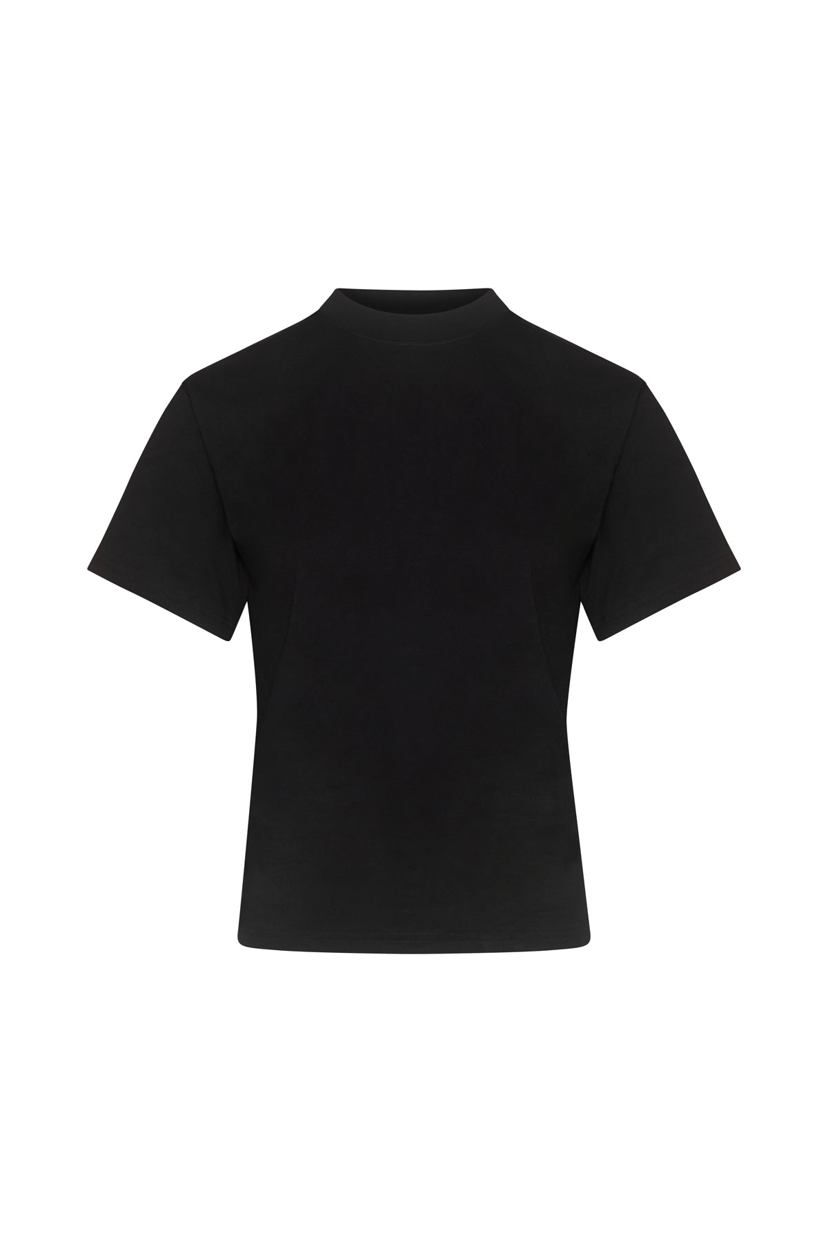 JILLY Black Pre Knotted T-Shirt