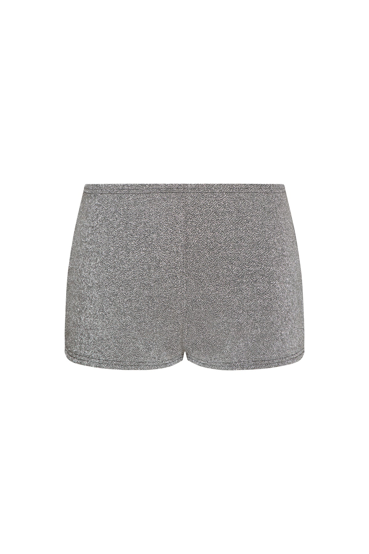 PALOMA Silver Glitter Micro Shorts