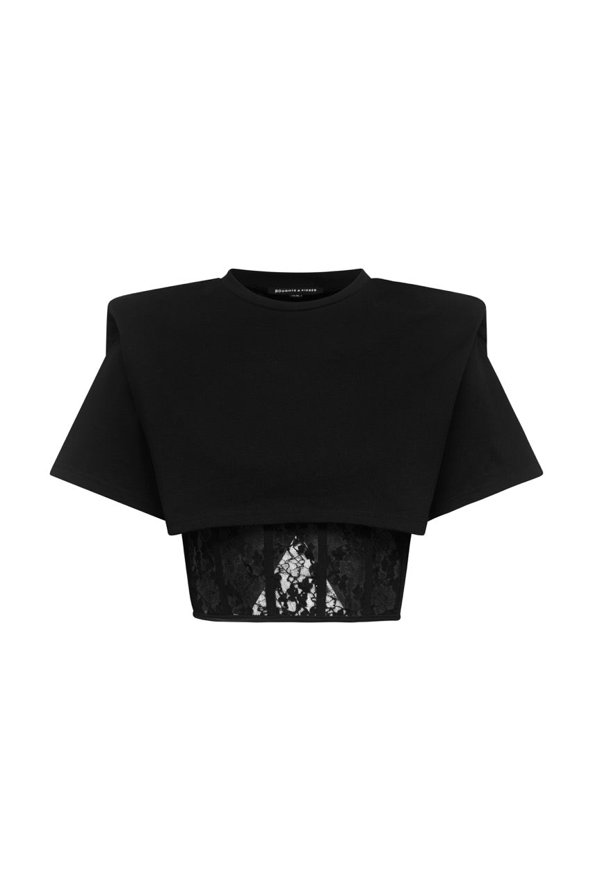 CLARA Lace Corset T-Shirt