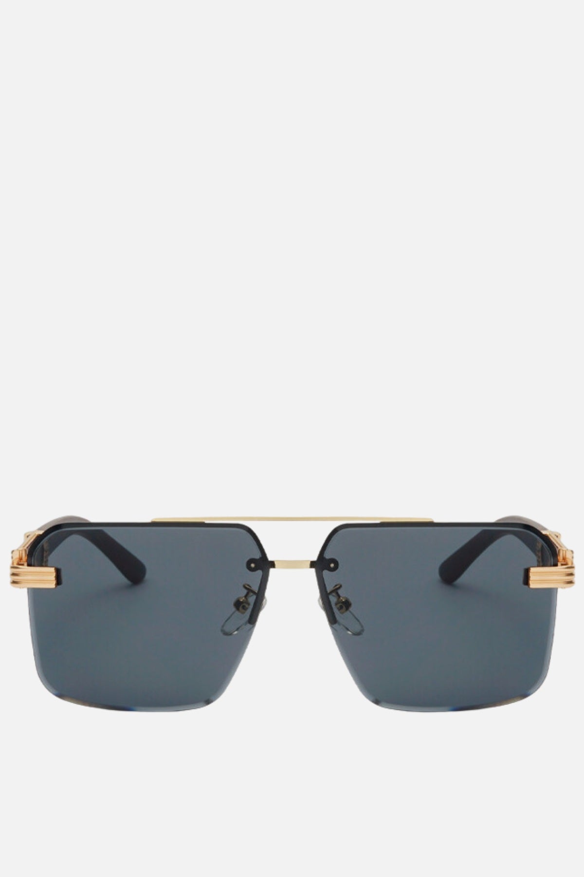 VERONA Black Oversized Square Aviators