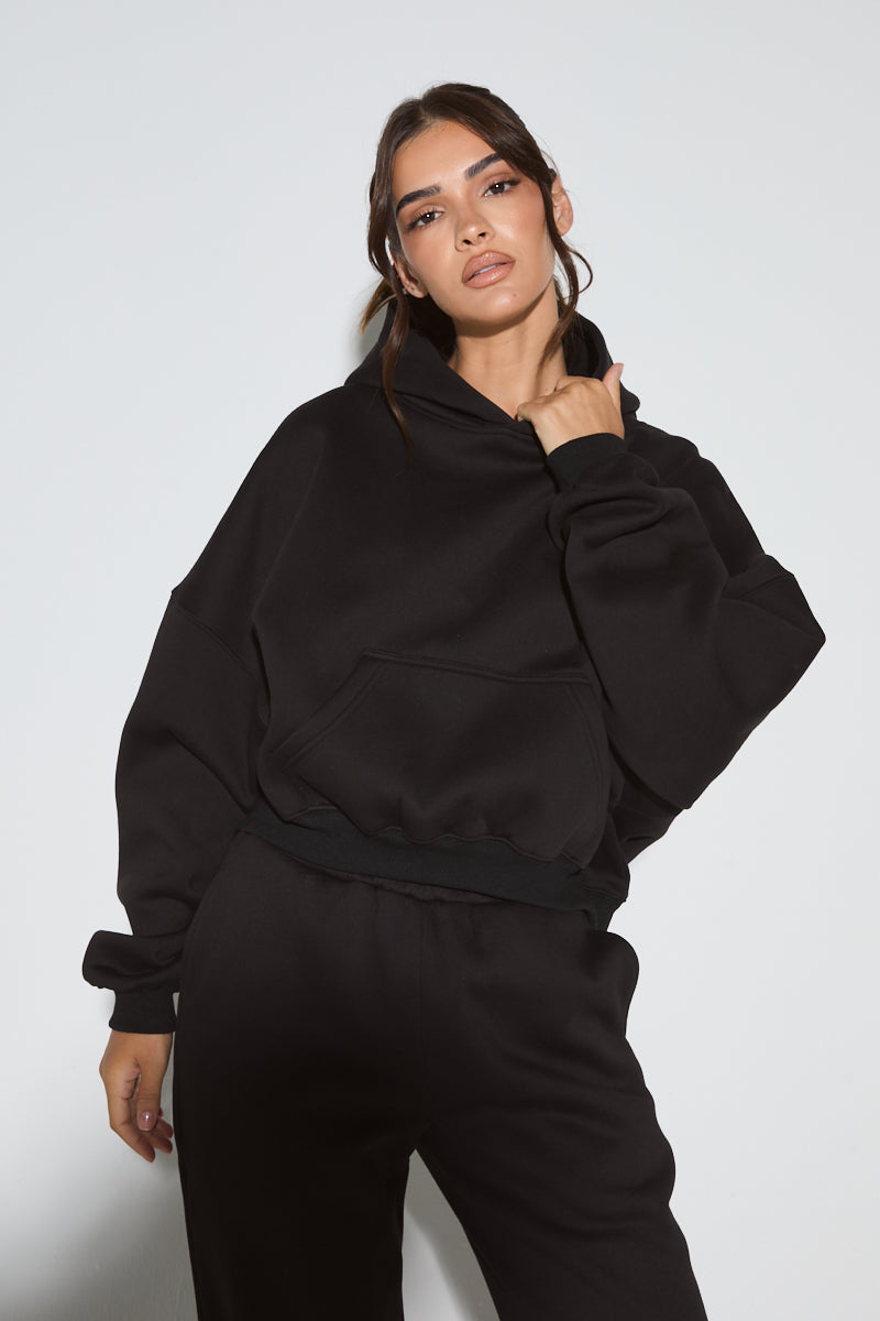 Oversized Black Hoodie