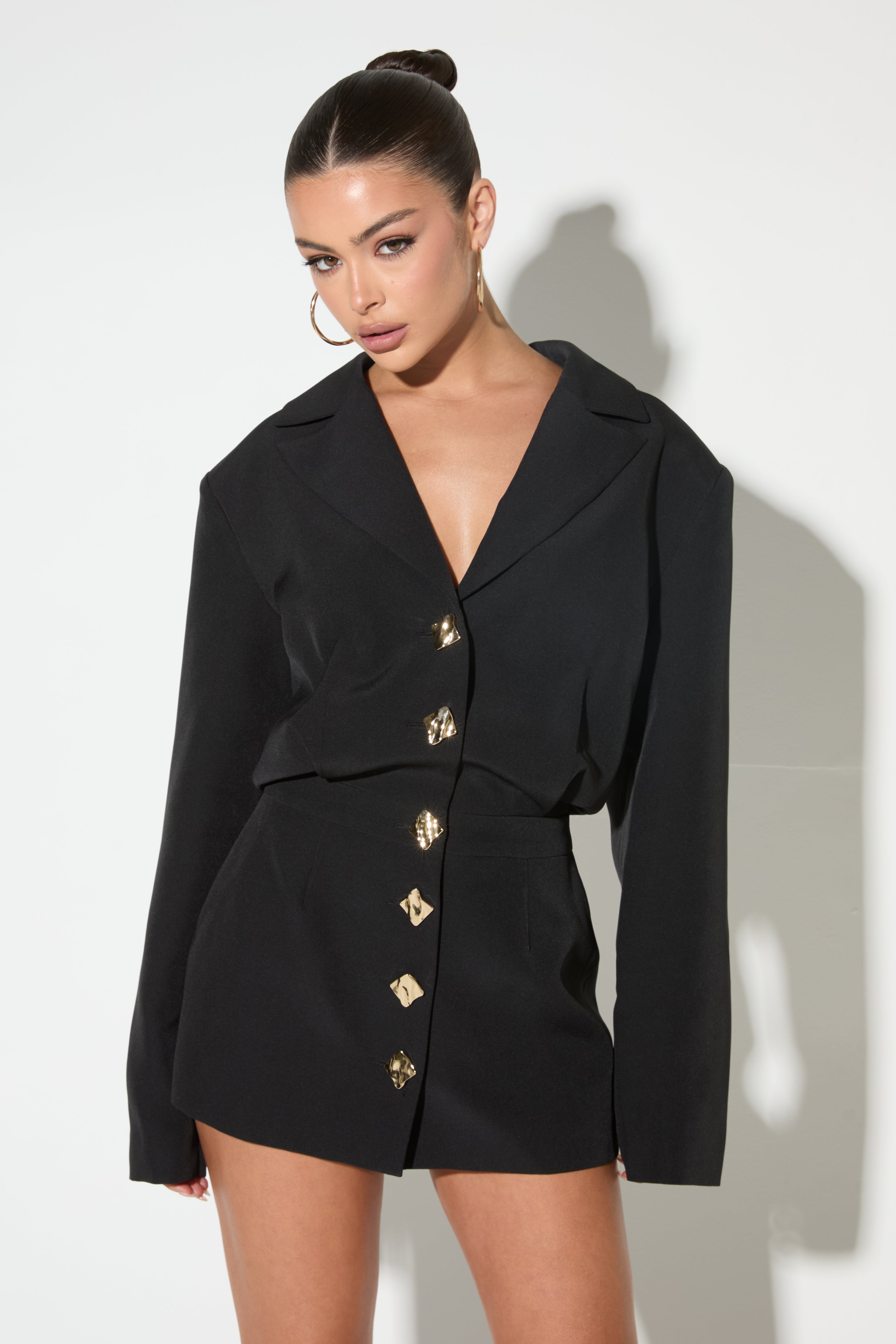 MARNI Black Blazer Mini Dress