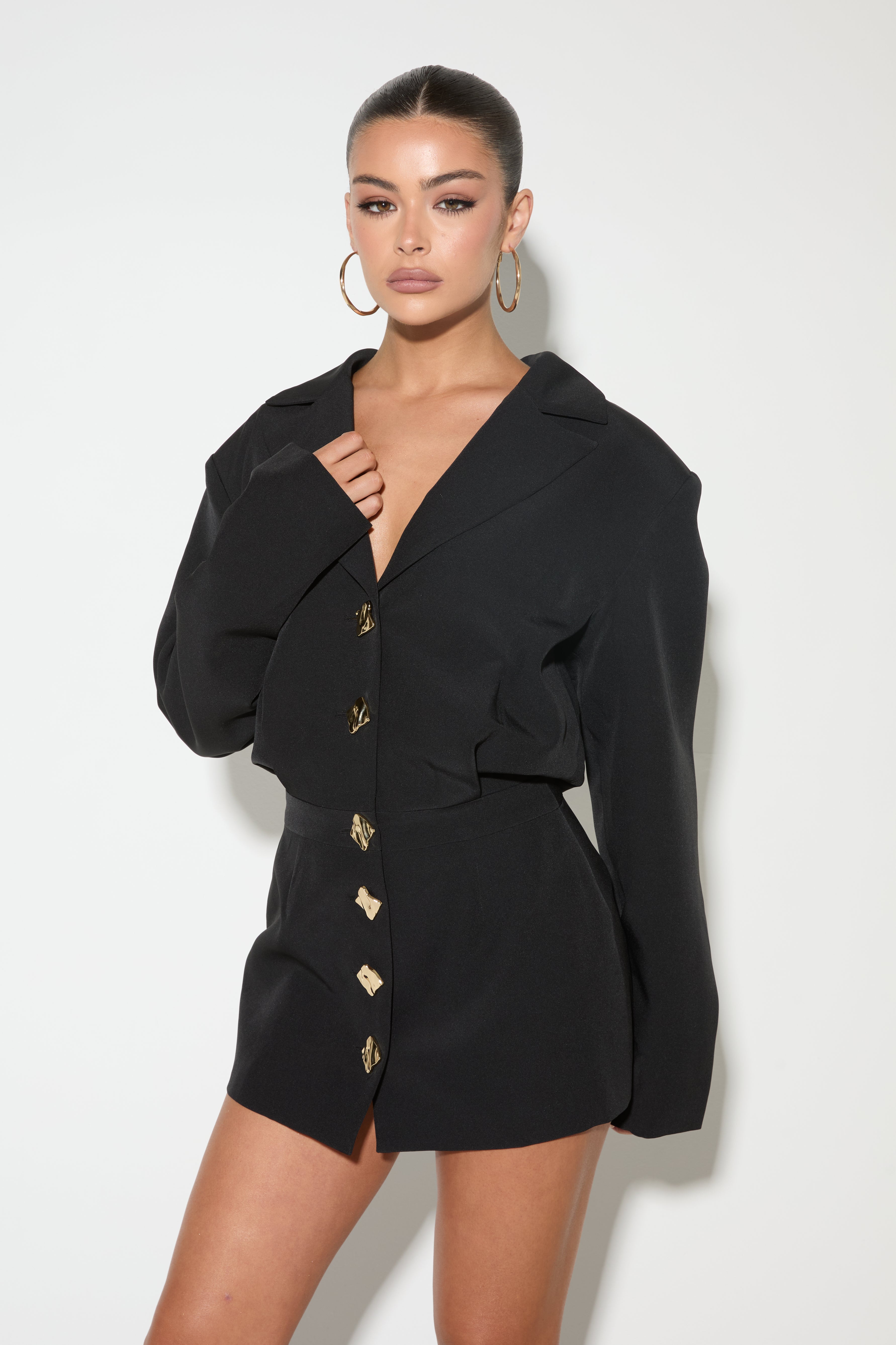 MARNI Black Blazer Mini Dress