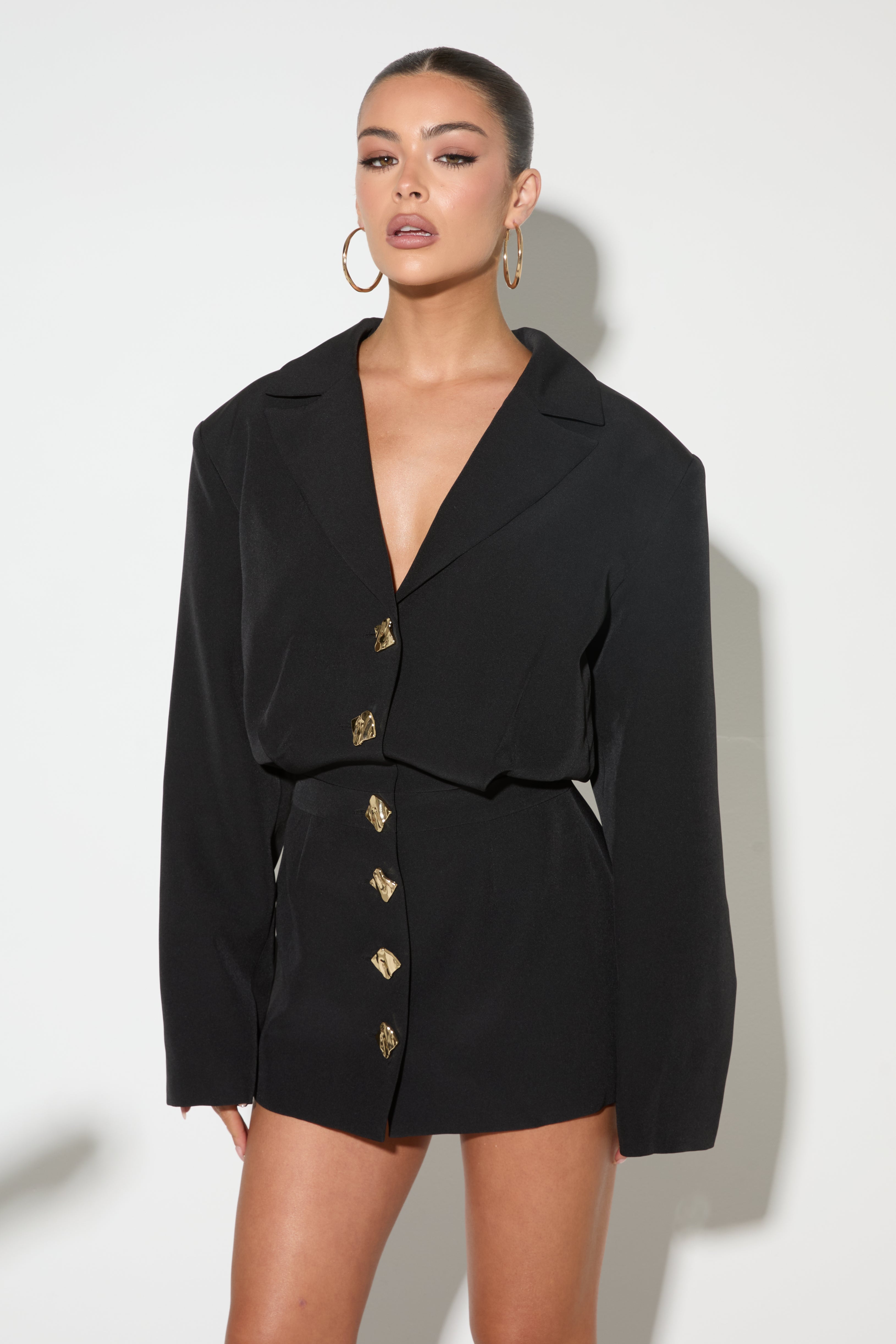 MARNI Black Blazer Mini Dress