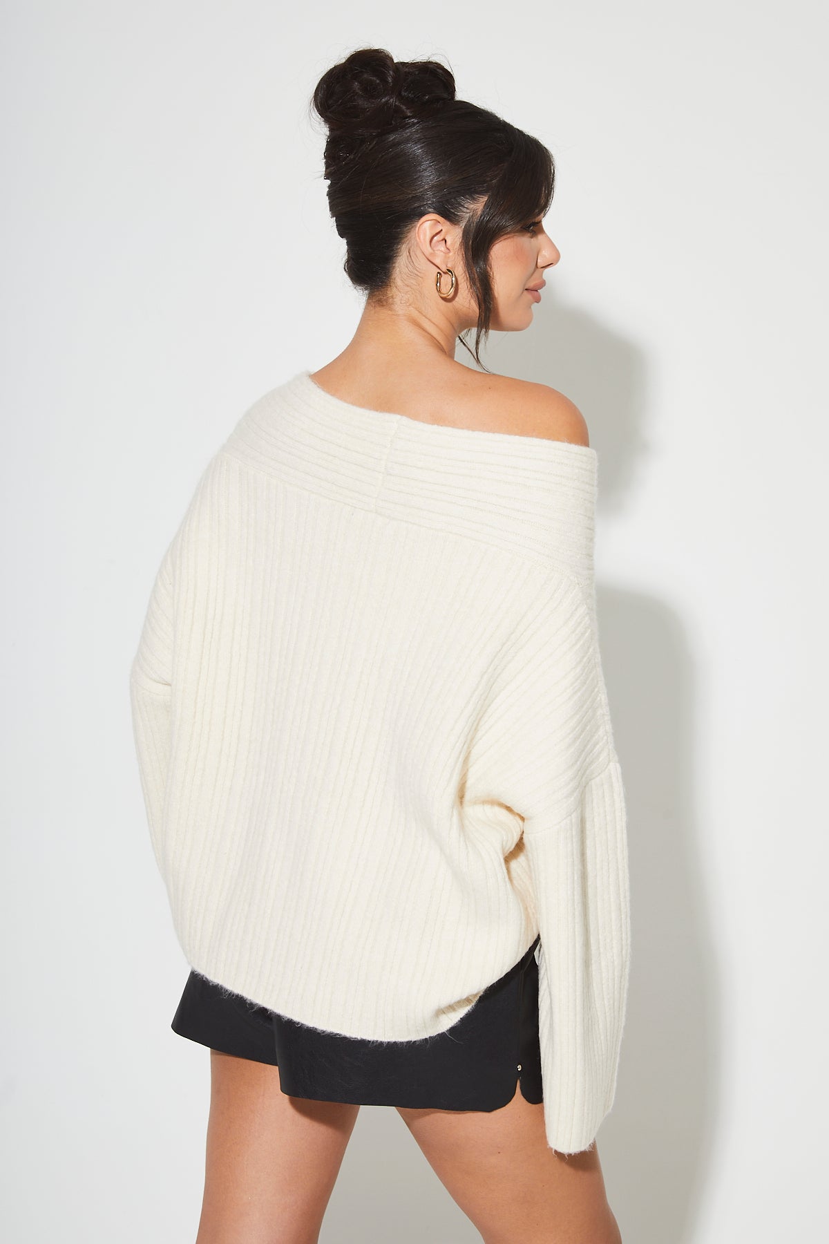 Off the shoulder hot sale slouchy jumper