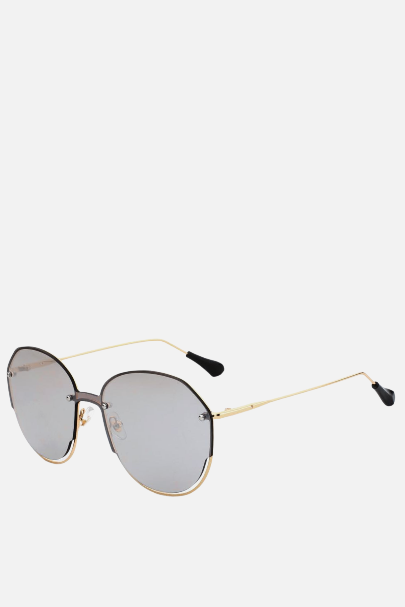 Buy VAST Retro Round Sunglasses For Men And Women (Gold Silver Mirror)  Online